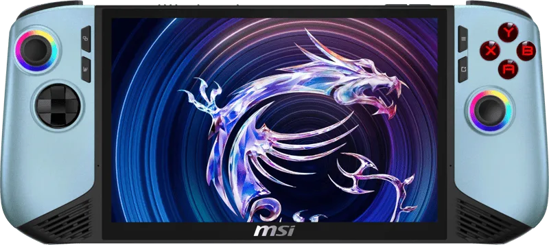 Claw 8 AI+ A2VM Glacier Blue Edition-250NL van MSI – cover