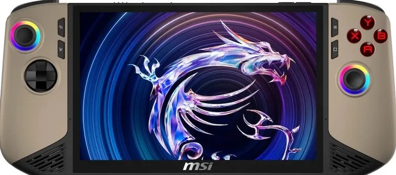 Claw 8 AI+ - Gaming Handheld - Intel Core Ultra 7 258V - 8 inch - 120 Hz - SSD van MSI, Beige, 1 TB – cover