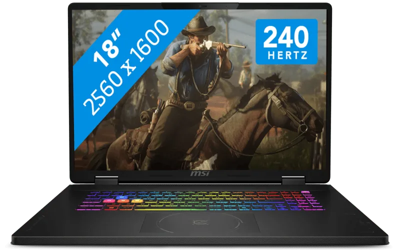 Crosshair 18 HX AI A2XWGXKG-088BE de MSI – jaquette