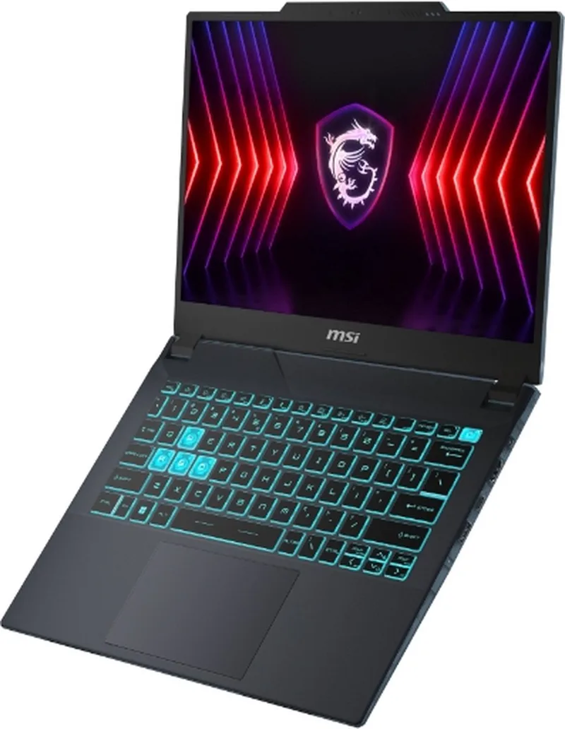 Cyborg 14 A13VE-017BE - Gaming laptop - 14 inch - 144Hz - azerty de MSI, Noir, AZERTY – jaquette