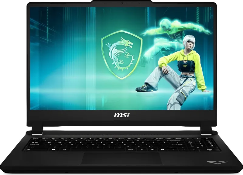 Cyborg 15 Max C2WG-287BE - Gaming Laptop - 15.6 inch - RTX 5070 - 16GB/512GB van MSI, Grijs – cover