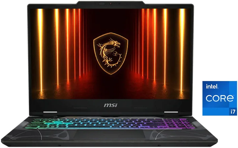 Cyborg 17 B13WFKG-233 Gaming-Notebook (43,9 cm/17,3 Zoll, Intel Core i7 13620H, GeForce RTX 5060, 16 GB, 512 GB SSD) de MSI, Noir – jaquette