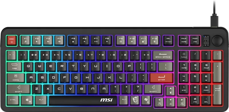 FORGE GK110 - Gaming Keyboard - RGB verlichtingseffecten by MSI – cover