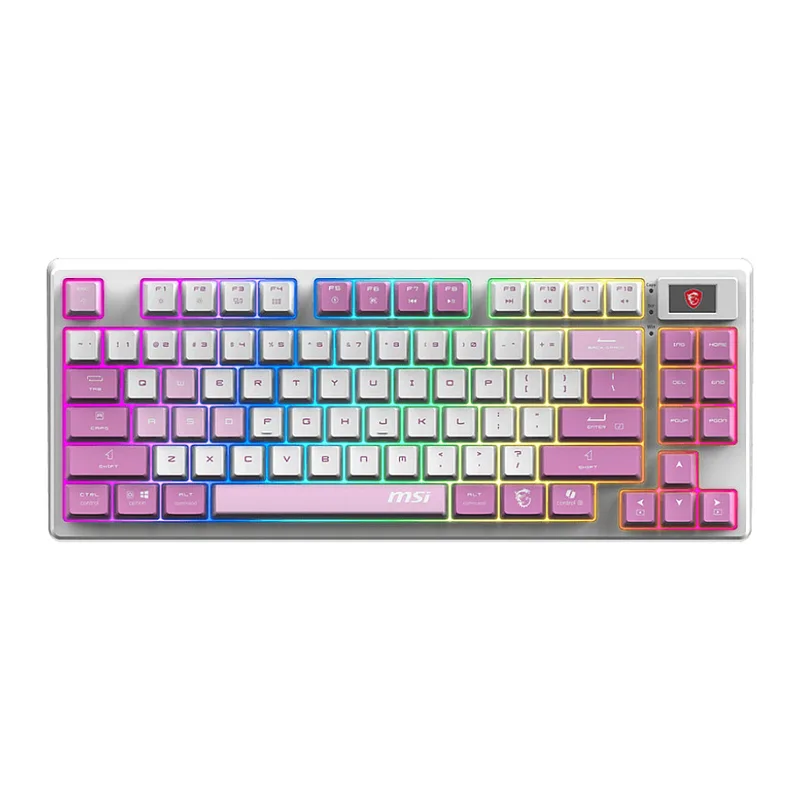FORGE GK600 TKL WIRELESS VIOLET keyboard de MSI – jaquette