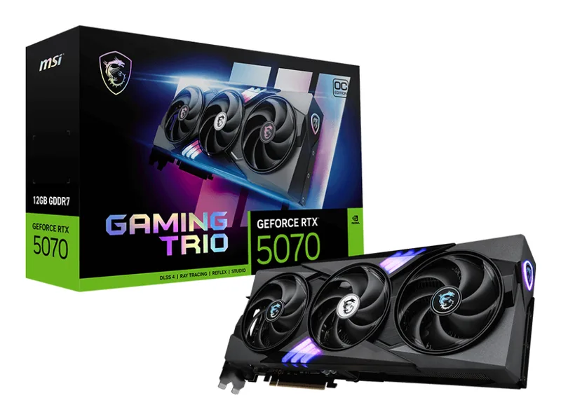 GAMING GeForce RTX 5070 12G TRIO OC - Videokaart van MSI – cover