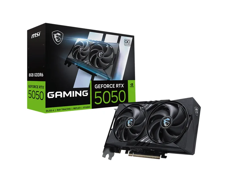 GeForce RTX 5050 8G GAMING OC - Videokaart by MSI – cover