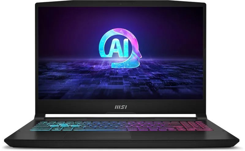 Katana A15 AI B8VG-462NL - Gaming Laptop - Ryzen 7 - RTX 4070 - 16GB/1000GB - 144 Hz - 15.6 inch van MSI, Zwart – cover
