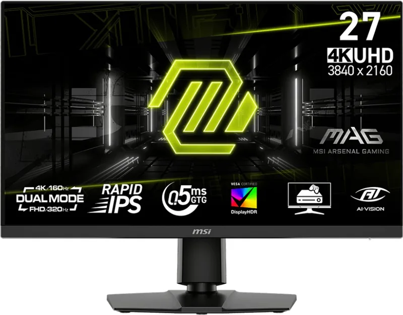 MAG 272URDF E16 - UHD Gaming Monitor - Rapid IPS - Dual Mode - 160Hz - 27 Inch by MSI – cover