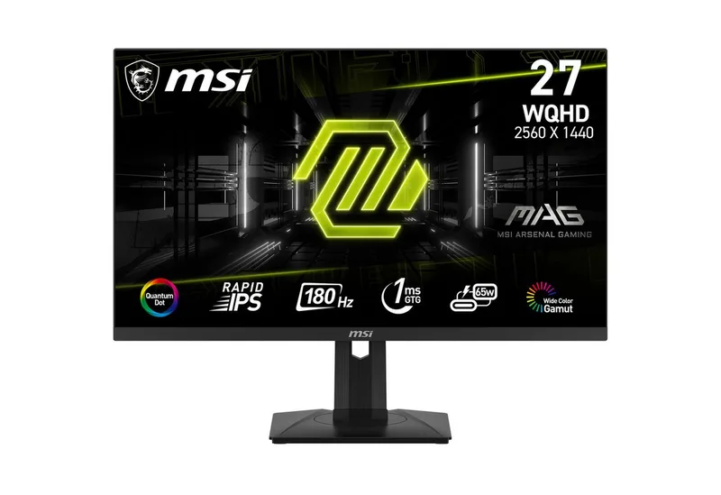 MAG 274QRF QD Gaming-Monitor (69 cm/27 ", 2560 x 1440 px, WQHD, 1 ms Reaktionszeit, 180 Hz) fra MSI, Sort – cover