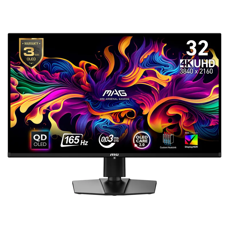 MAG 321UPDE QD-OLED computer monitor by MSI – cover