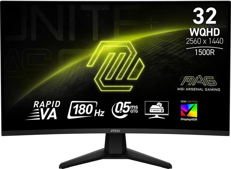 MAG 32CQ6F - WQHD Curved Gaming Monitor - 180hz - 32 inch van MSI – cover