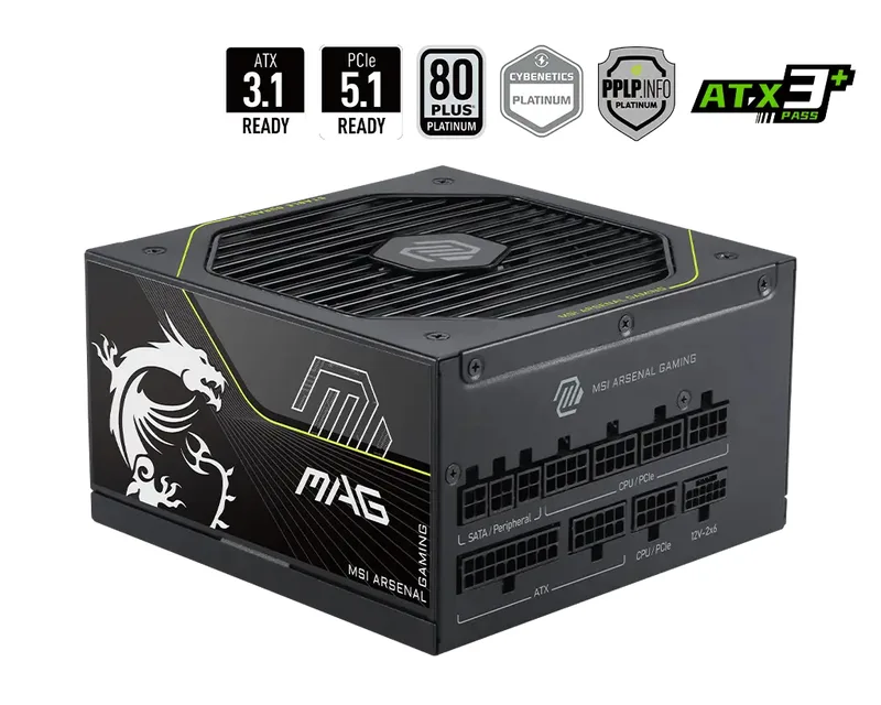 MAG A1200PLS PCIE5 - Voeding by MSI – cover