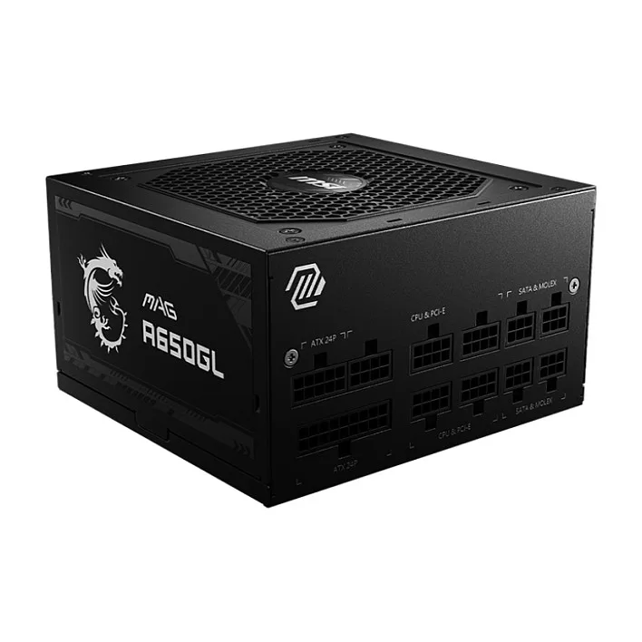 MAG A650GL power supply unit de MSI – jaquette