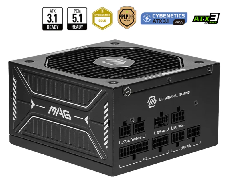 MAG A750GLS PCIE5 - Voeding by MSI – cover