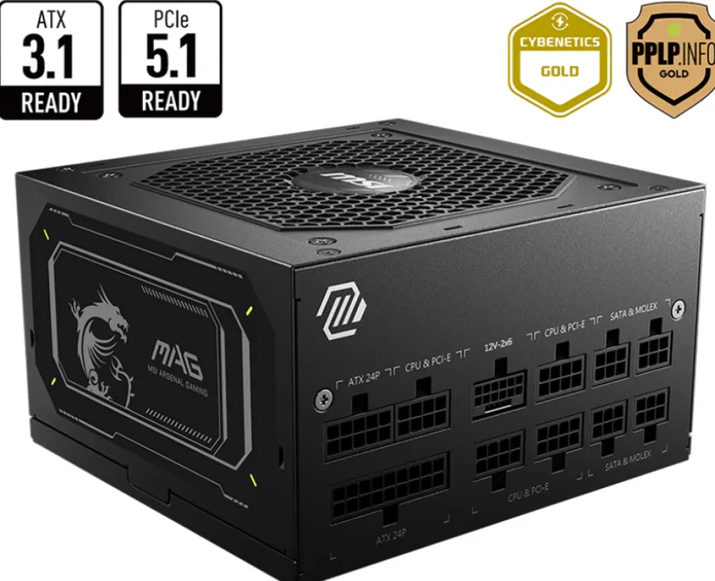 MAG A850GL PCIE5 II - Voeding van MSI – cover