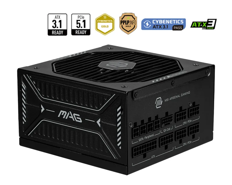 MAG A850GLS PCIE5 - Voeding by MSI – cover