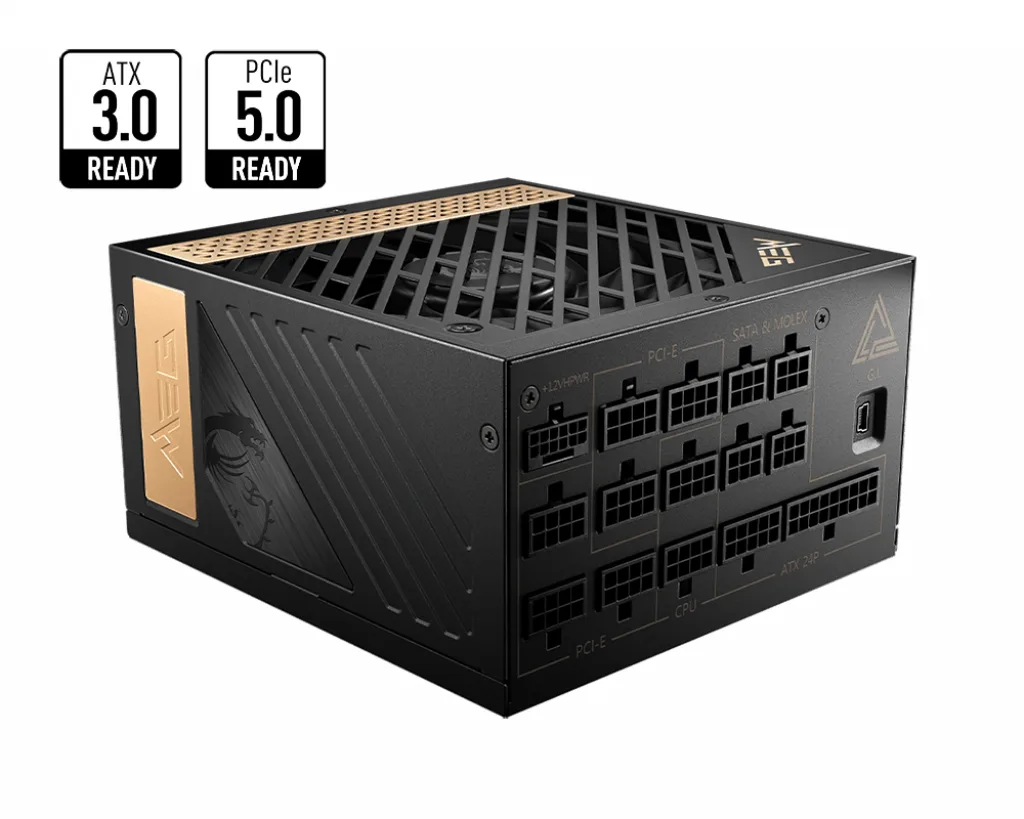 MEG Ai1300P PCIE5 - Voeding by MSI – cover