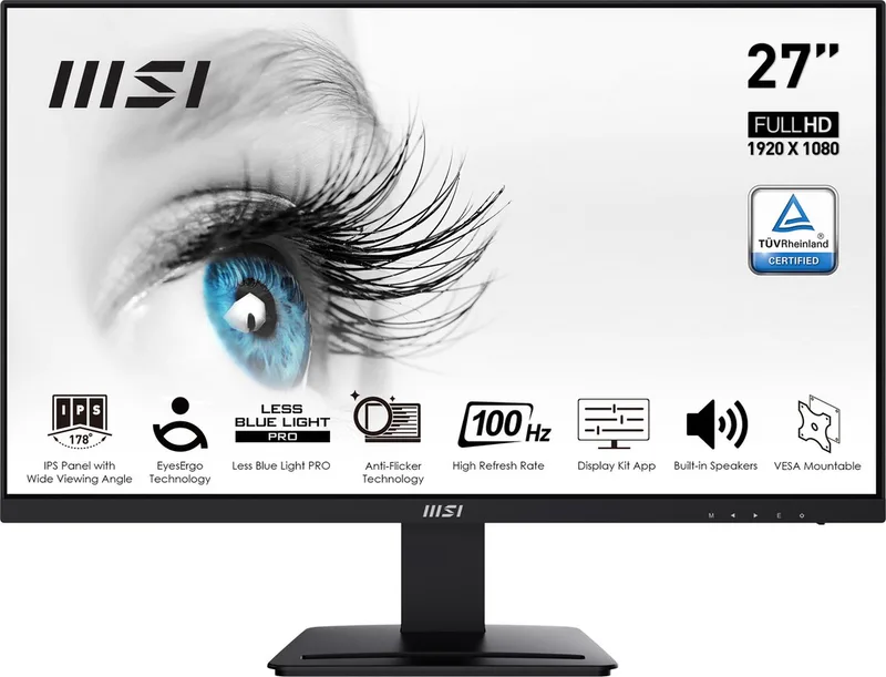 Mp273a 27´´ van MSI, Zwart – cover