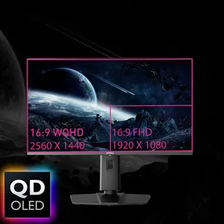 MPG 271QRX QD-OLED OLED-Monitor (67 cm/27 ", 2560 x 1440 px, WQHD, 0,03 ms Reaktionszeit, 360 Hz, QD-OLED) by MSI, Black – cover 2 of 2