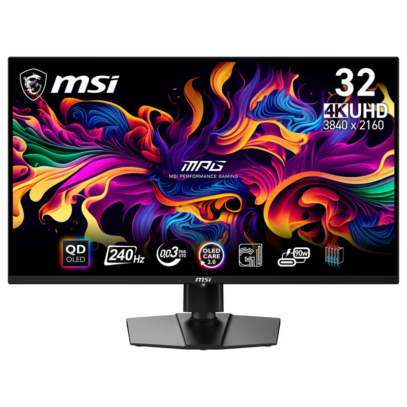 MPG 321URX QD-OLED computer monitor by MSI – cover