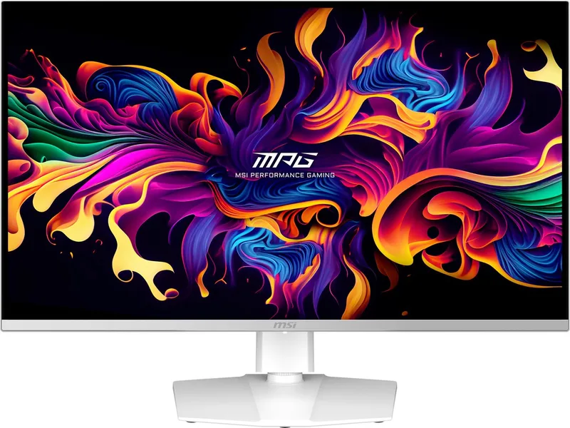 MPG 321URXW QD-OLED computer monitor 80 cm (31.5") 3840 x 2160 Pixels 4K Ultra HD by MSI, White – cover