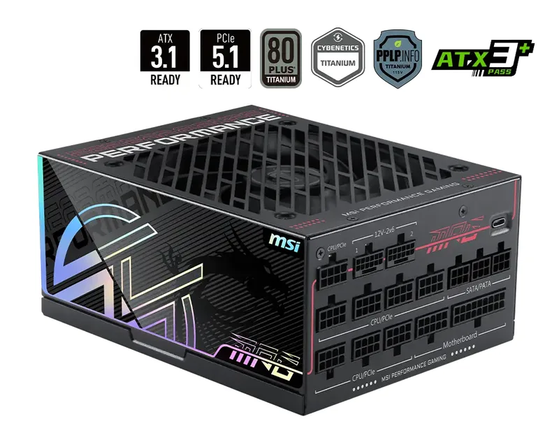 MPG Ai1300TS PCIE5 - Voeding van MSI – cover