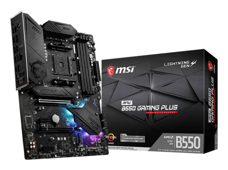 MPG B550 GAMING PLUS - Moederbord van MSI – cover