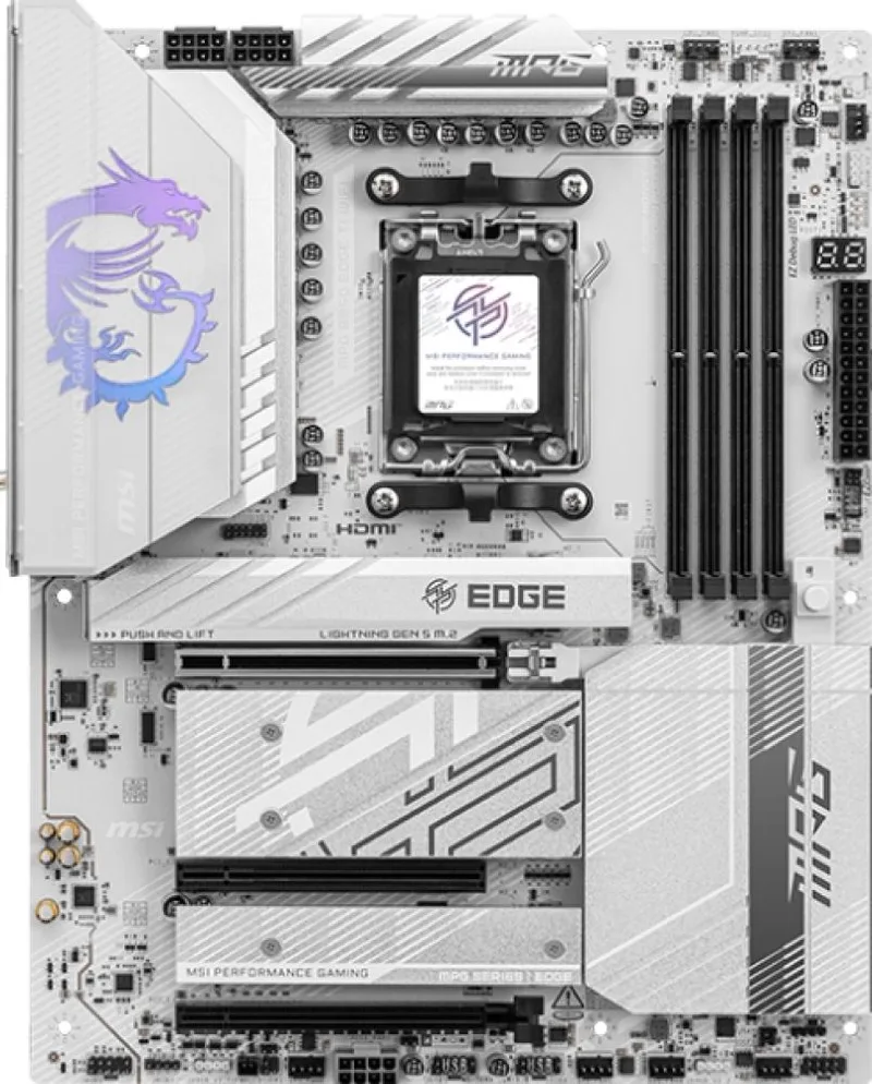 MPG B850 EDGE TI WIFI - Moederbord de MSI – jaquette