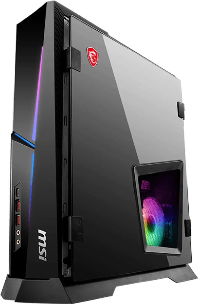 MPG Trident AS AI 2NVP7-012AT Intel Core Ultra 7 265F 32 GB DDR5-SDRAM 1 TB SSD NVIDIA GeForce RTX 5070 Windows 11 Home Desktop PC by MSI, Black – cover