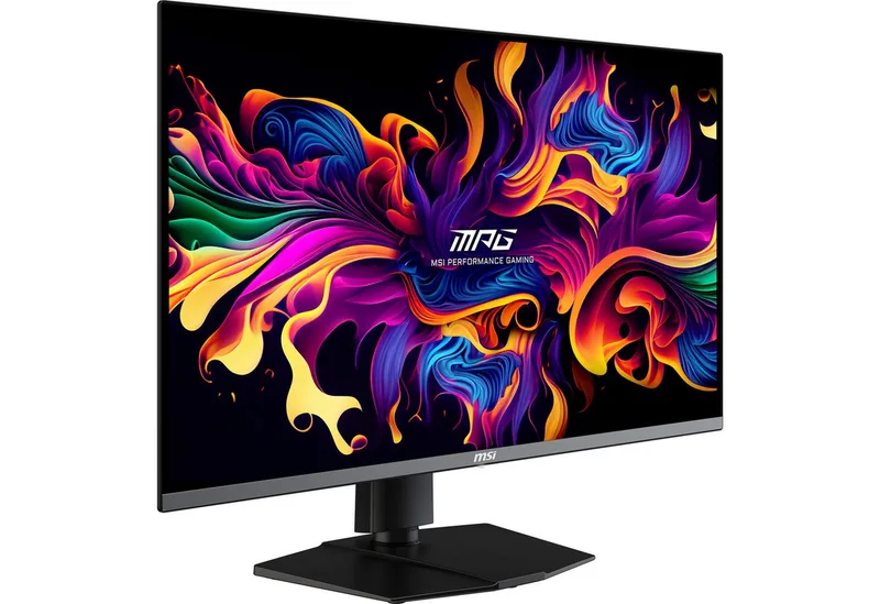 MSI MPG 322URXDE QD-OLED, Gaming-Monitor, TFT-Monitor (3840 x 2160 px, 0.03 ms Reaktionszeit) fra MSI, Sort – cover