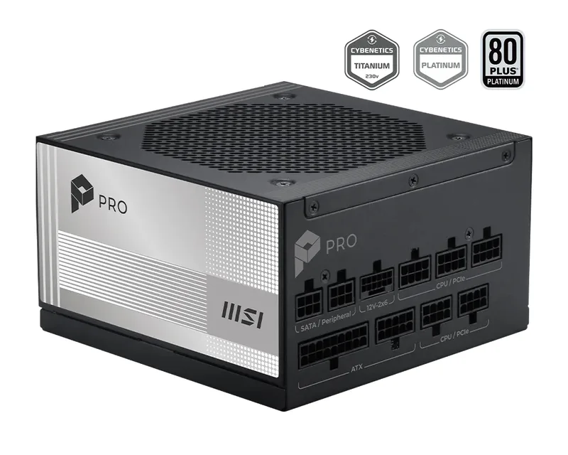 PRO A1000PL PCIE5 - Voeding by MSI – cover