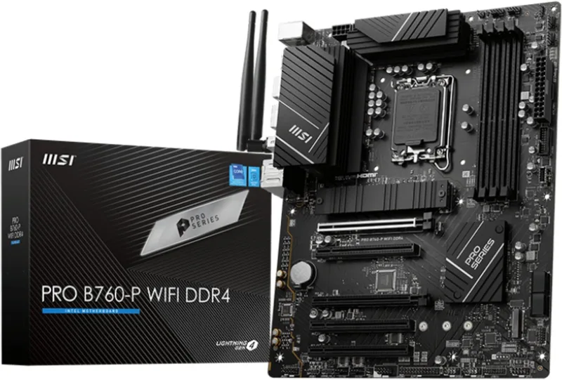 PRO B760-P - Moederbord - WiFi - BT - ATX by MSI – cover