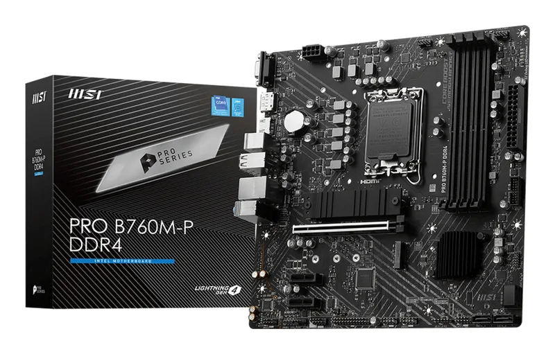 PRO B760M-P DDR4 - Moederbord by MSI – cover