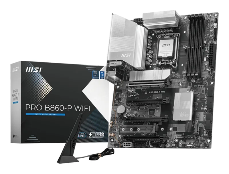 PRO B860-P WIFI - Moederbord de MSI – jaquette