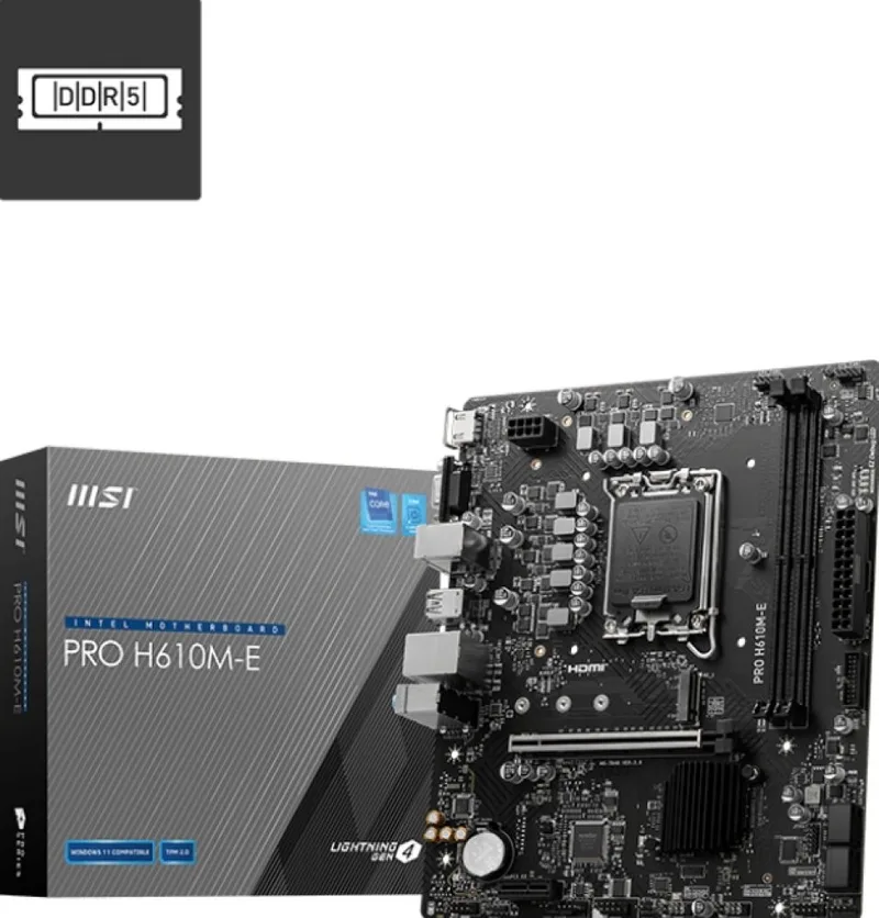 PRO H610M-E - Moederbord van MSI – cover