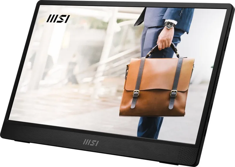 Pro MP161 E2 - Portable USB-C Monitor - Full HD - 15.6 inch by MSI, Black – cover