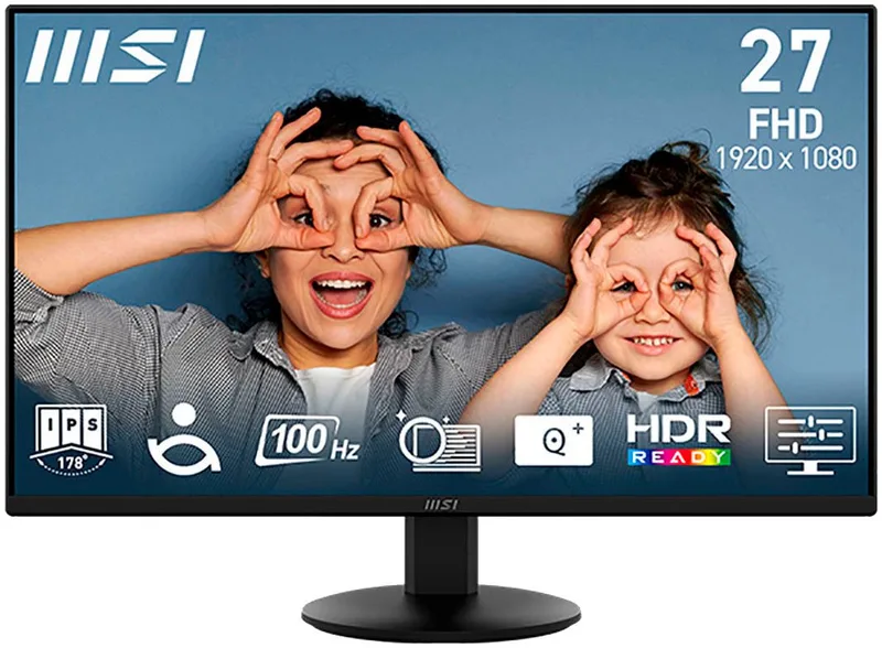 PRO MP272L LCD-Monitor (68,6 cm/27 ", 1920 x 1080 px, Full HD, 1 ms Reaktionszeit, 100 Hz, IPS) by MSI, Black – cover