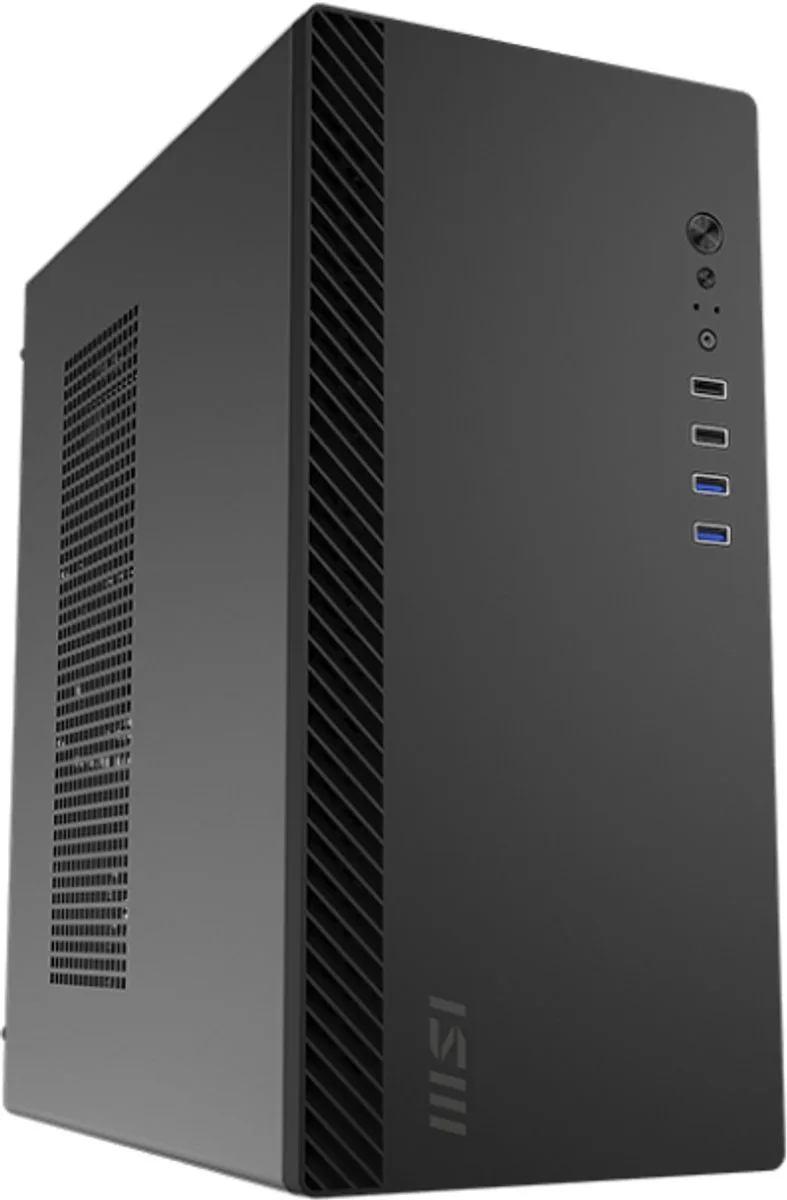 PRO SHIELD M100P computerbehuizing Midi Tower by MSI, Black – cover