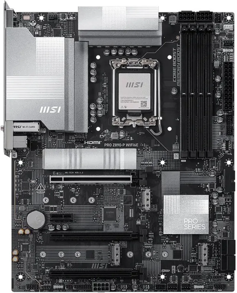 PRO Z890-P WIFI6E moederbord Intel Z890 LGA 1851 (Socket V1) ATX van MSI – cover