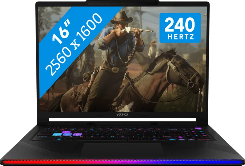Raider 16 Max HX OLED B2WI-035BE Azerty de MSI, AZERTY – jaquette