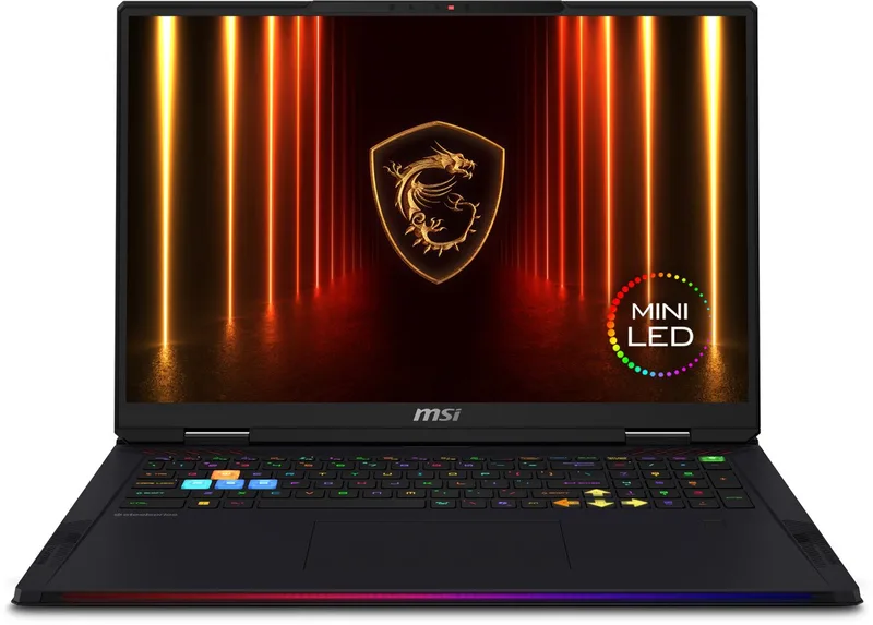 Raider A18 HX A9WJG-016BE - Gaming Laptop - 18 inch - 120 Hz - azerty by MSI, Black, AZERTY – cover