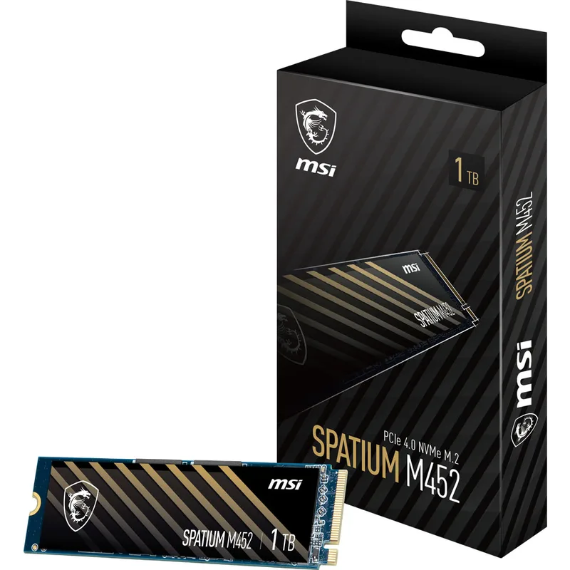 SSD 1TB MSI Spatium M452 (M.2 2280) PCIe Gen4 x4 NVM van MSI – cover