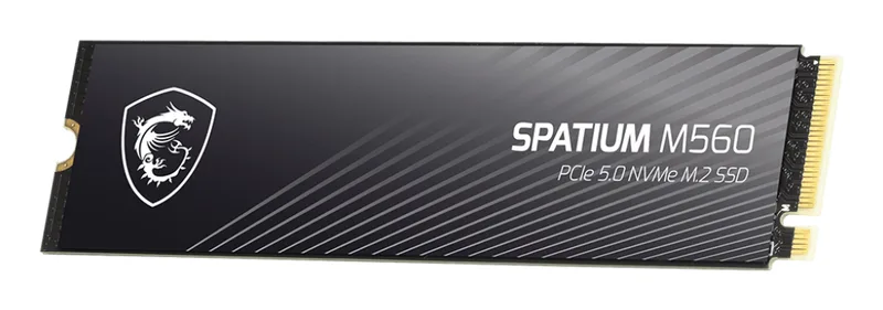 SSD 1TB MSI Spatium M560 (M.2 2280) PCIe Gen5 x4 NVMe de MSI – jaquette