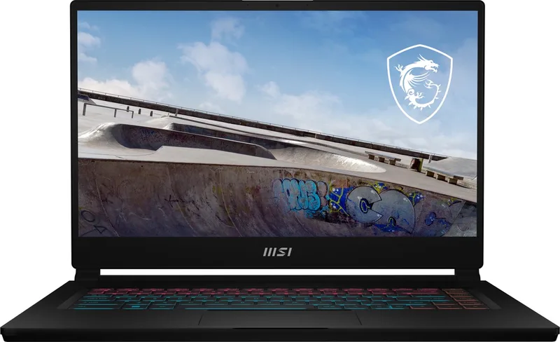 Stealth 15M B12UE-037BE - Gaming laptop - 15.6 inch - 144Hz - Azerty de MSI, Noir, AZERTY – jaquette