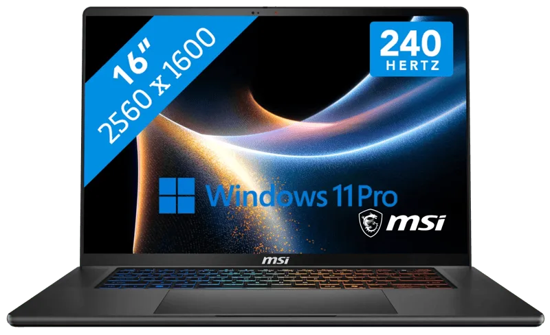 Stealth 16 AI+ Copilot+ PC B3WF-046NL by MSI – cover