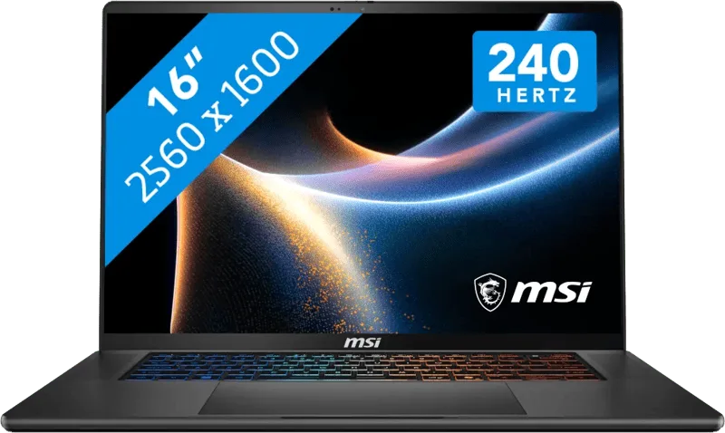 Stealth 16 AI+ Copilot+ PC OLED B3WI-067NL van MSI – cover