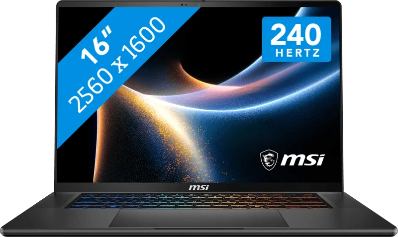 Stealth 16 AI+ OLED Copilot+ PC B3WH-015BE Azerty by MSI, AZERTY – cover