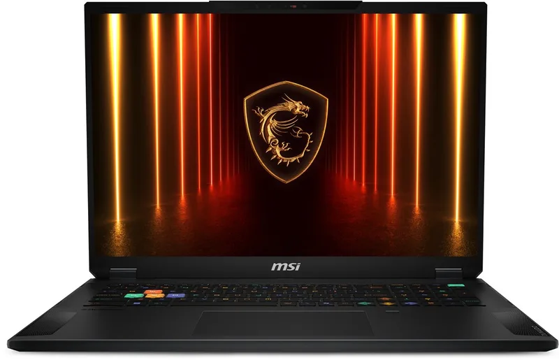 Stealth 18 HX AI A2XWIG-019BE - Gaming Laptop - Core Ultra 9 - RTX 5080 - 64GB/2000GB - 120 Hz - 18 inch - azerty van MSI, Zwart, AZERTY – cover