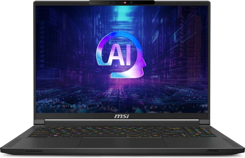 Stealth A16 AI+ A3XVFG-227NL - Gaming Laptop - Ryzen AI 9 - RTX 4060 - 32GB/1000GB - 240 Hz - Ryzen AI 9 HX 370 van MSI, Zwart – cover