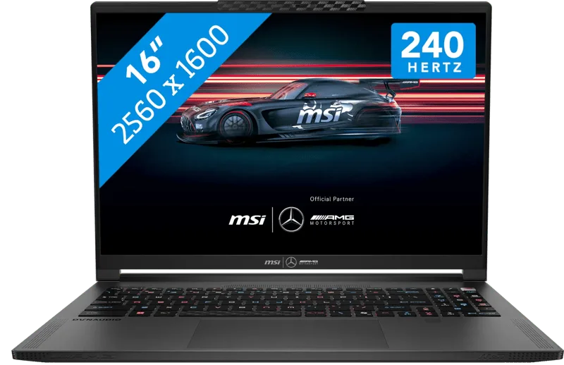 Stealth A16 MercedesAMG AI+ A3XWGG-043NL de MSI – jaquette
